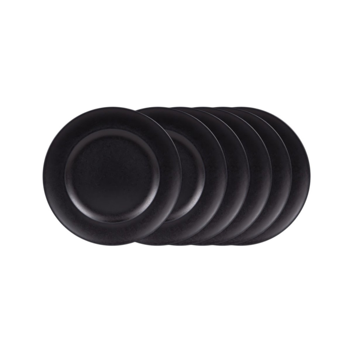 Assiette à dessert Neo 22 cm (lot de 6) - NEO noir, TABLE PASSION