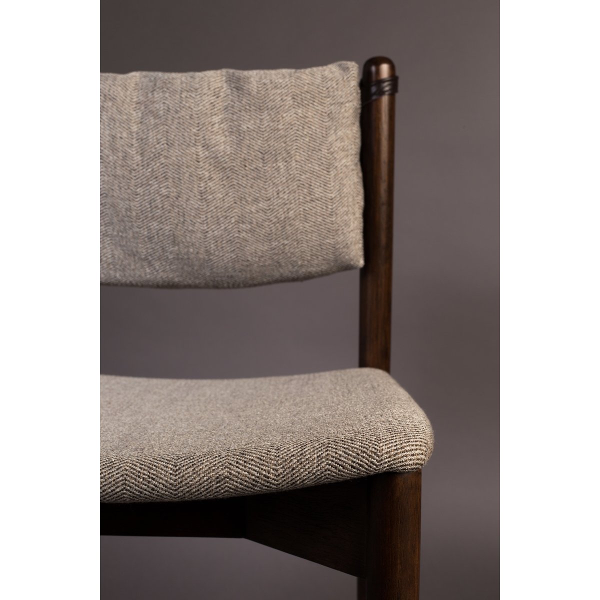 Chaise en tissu Torrance gris, DUTCHBONE