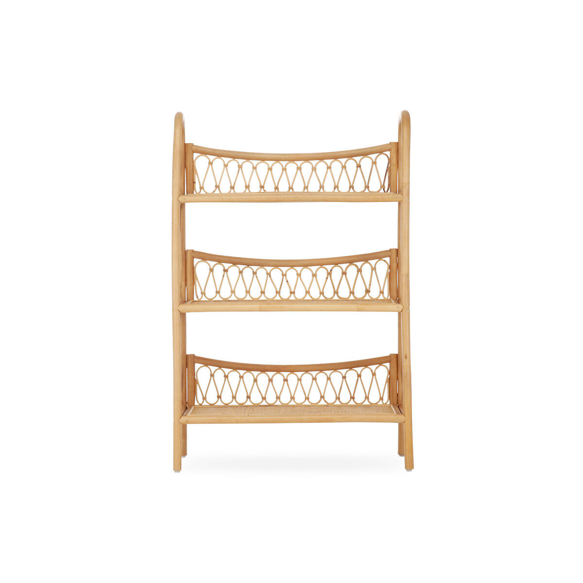 Aria 3-Tier Rattan Display Unit natural, CUDDLECO