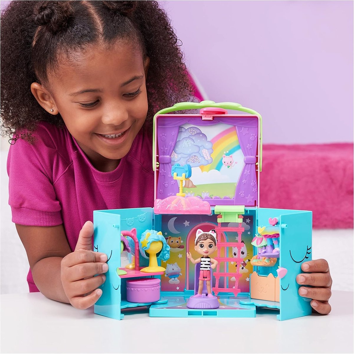 Gabby's Dollhouse Gabby's Armoire arc-en-ciel multicolore, SPIN MASTER