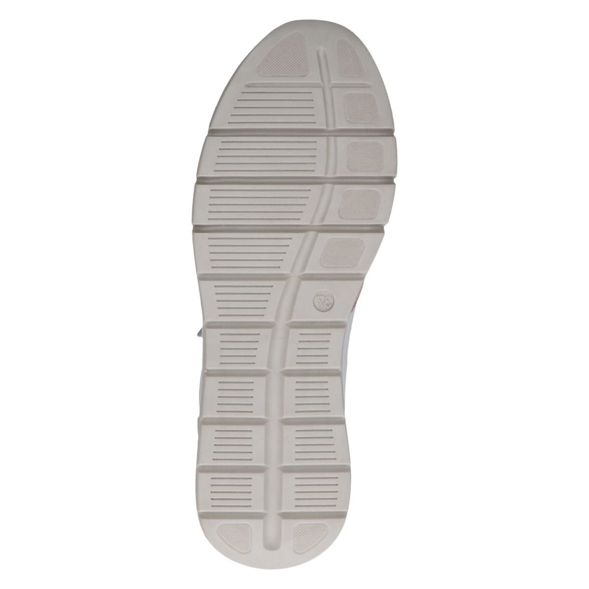 Basket en cuir blanc combiné, CAPRICE