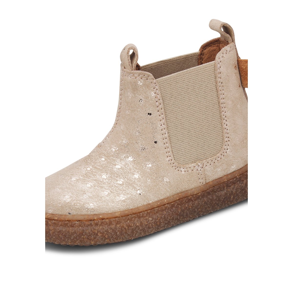 Bottines en suède FIGUS platine-marron, NATURINO