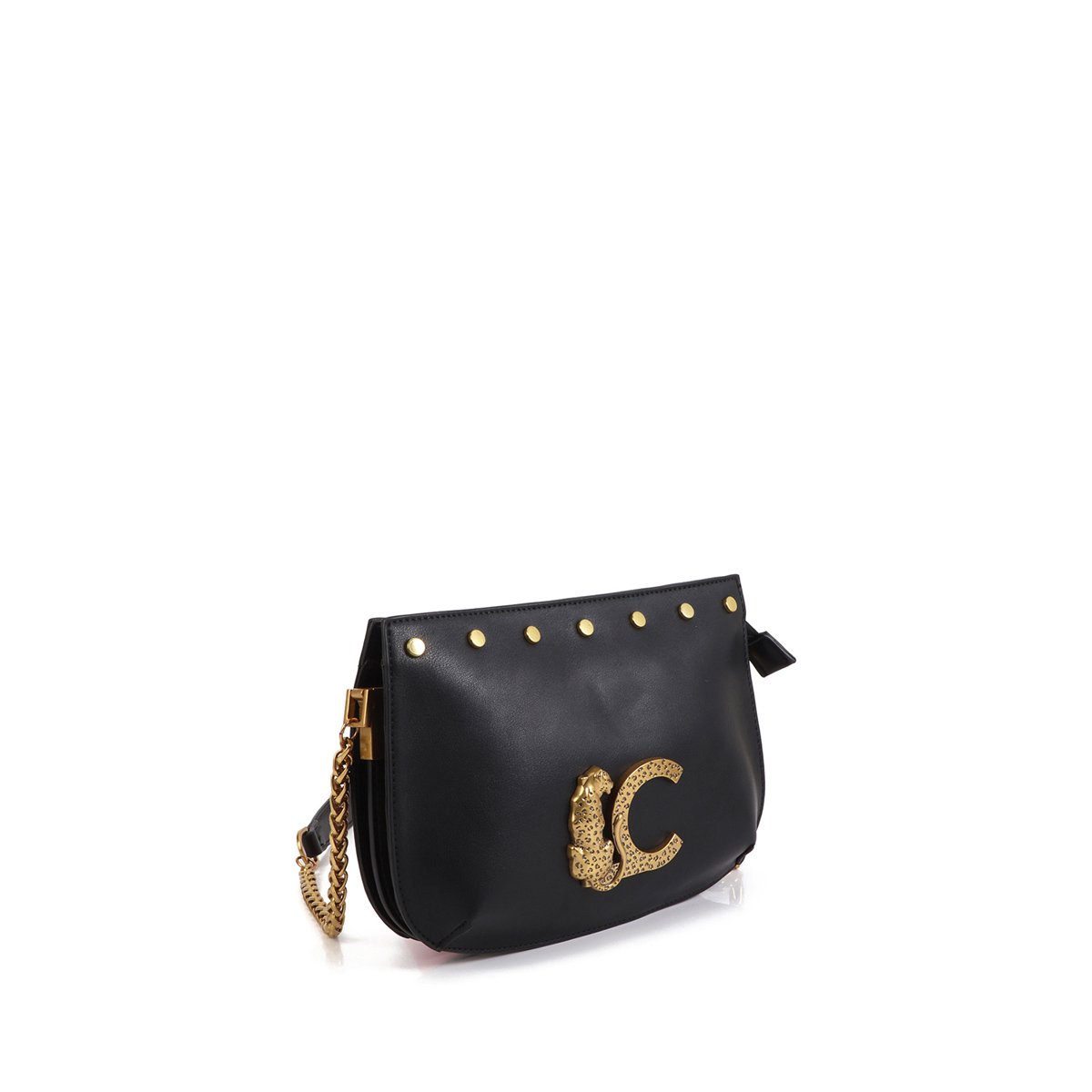 Sac à bandoulière au style pochette noir, LOLA CASADEMUNT