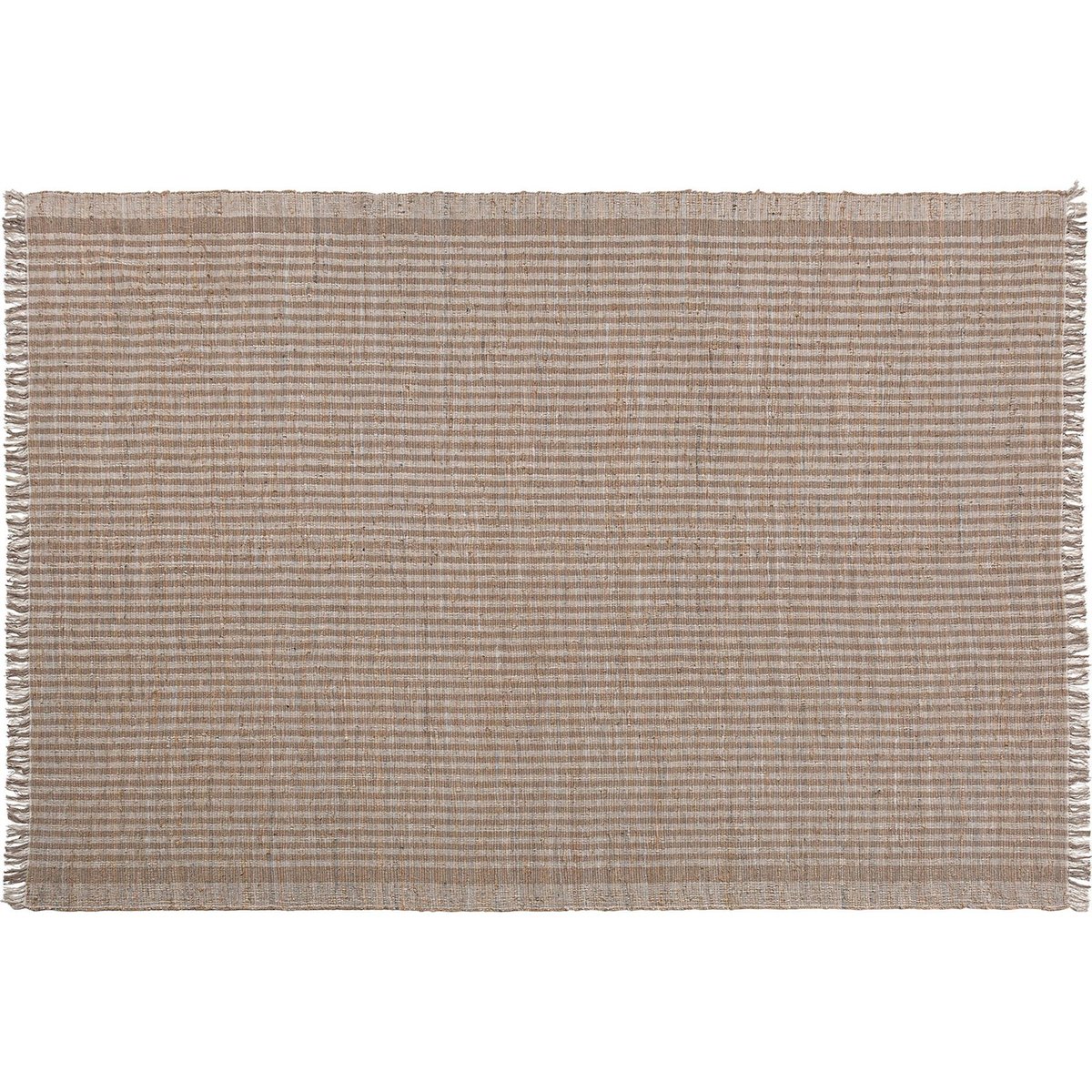 Tapis en coton style classique fait main marron, RECOLLECTION