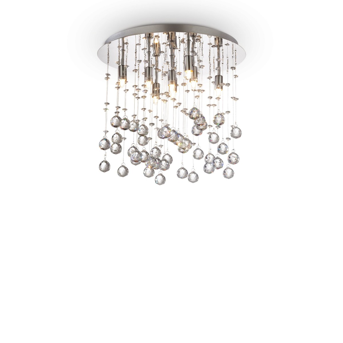 Plafonnier MOONLIGHT chromé, IDEAL LUX
