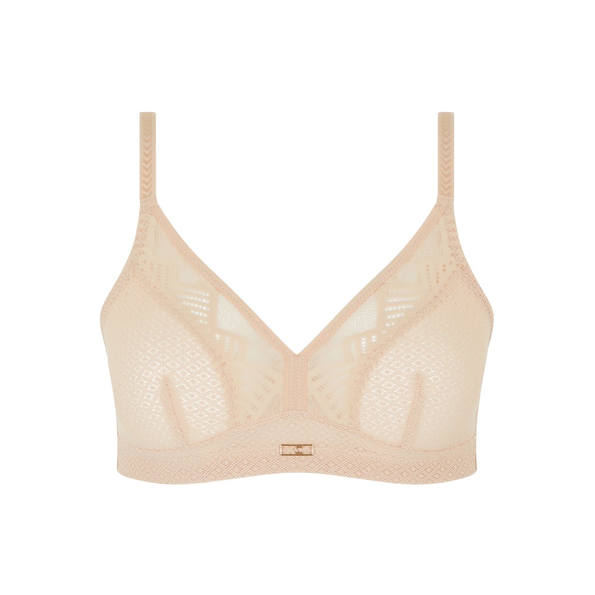 Soutien-gorge sans armature maintien ORIGINS beige doré, CHANTELLE