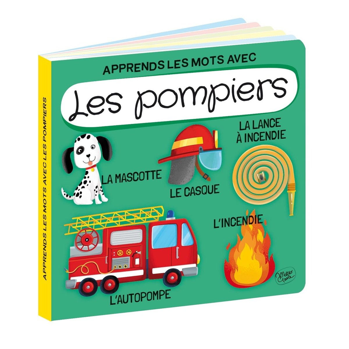 Livre et puzzle Les pompiers rouge, SASSI JUNIOR
