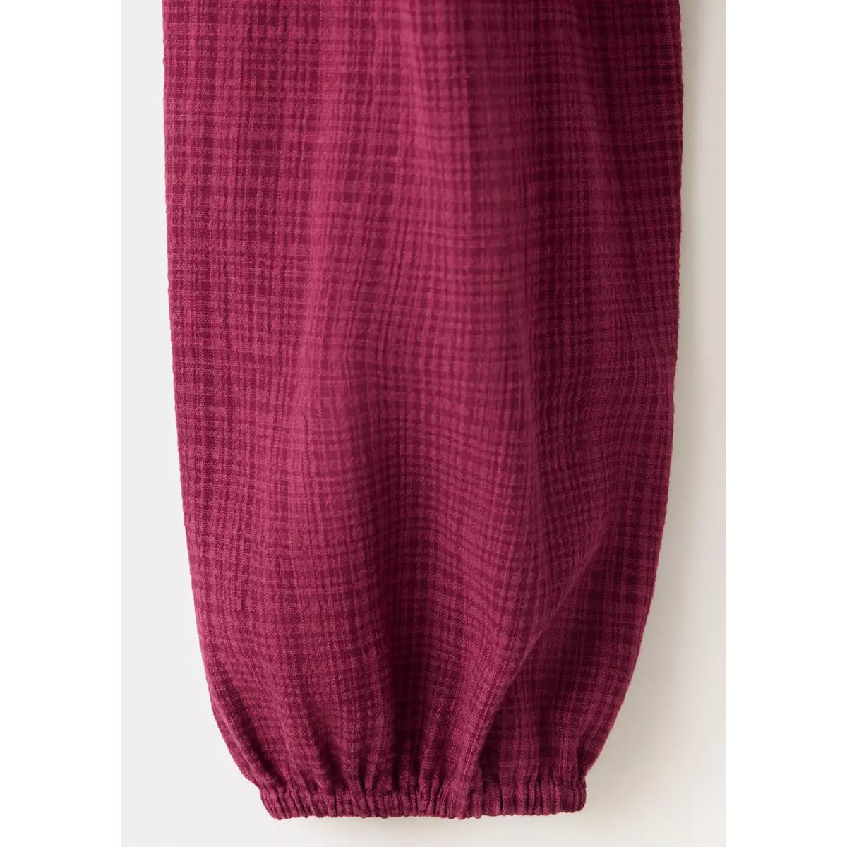 Blouse croisée avec détail à volant bordeaux, MANGO TEEN