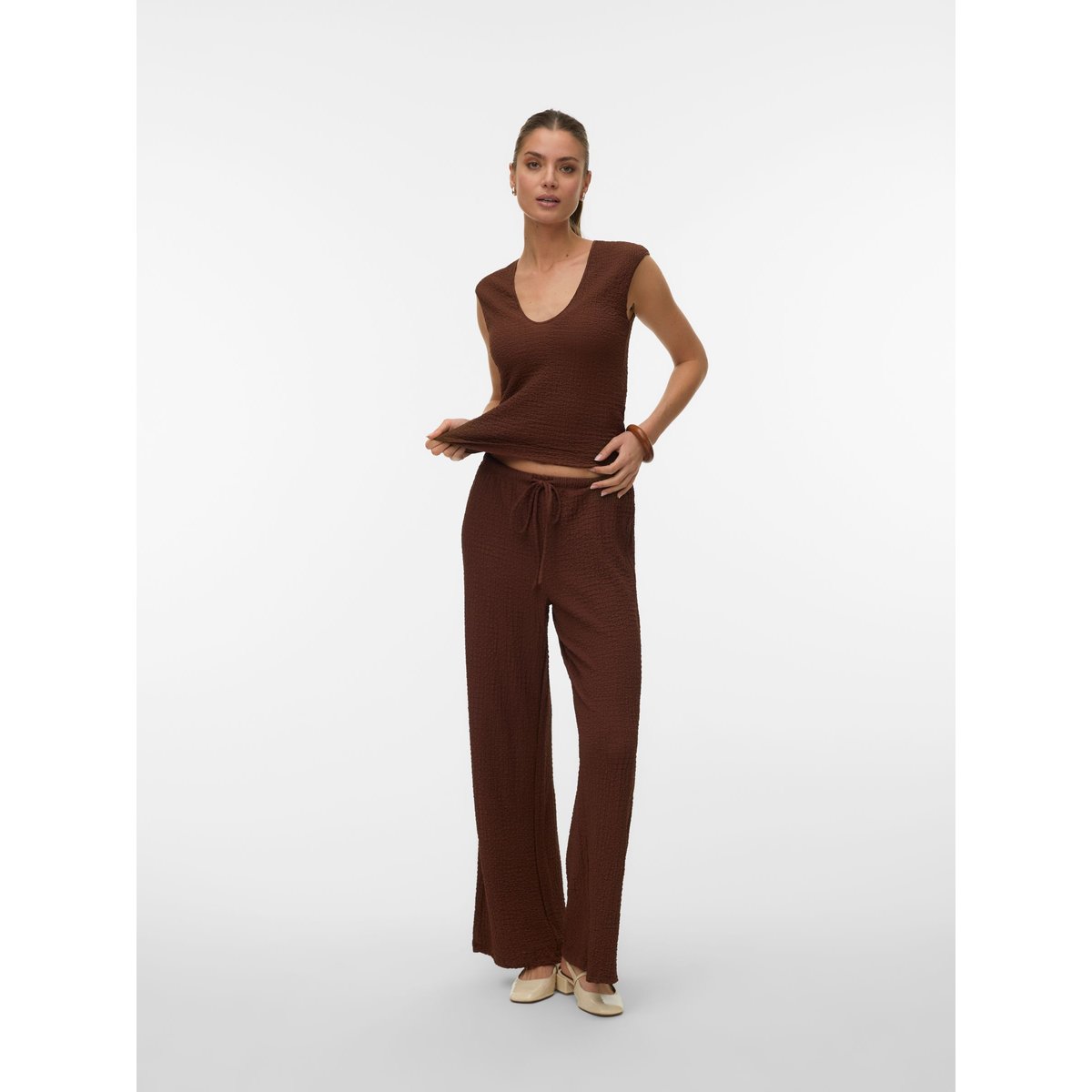 Blouse cocoa brown, VERO MODA