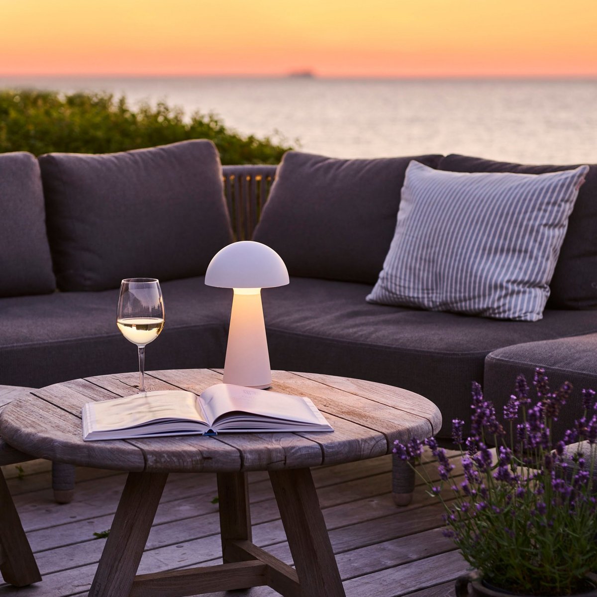 Lampe Sam H 16cm blanc, SIRIUS