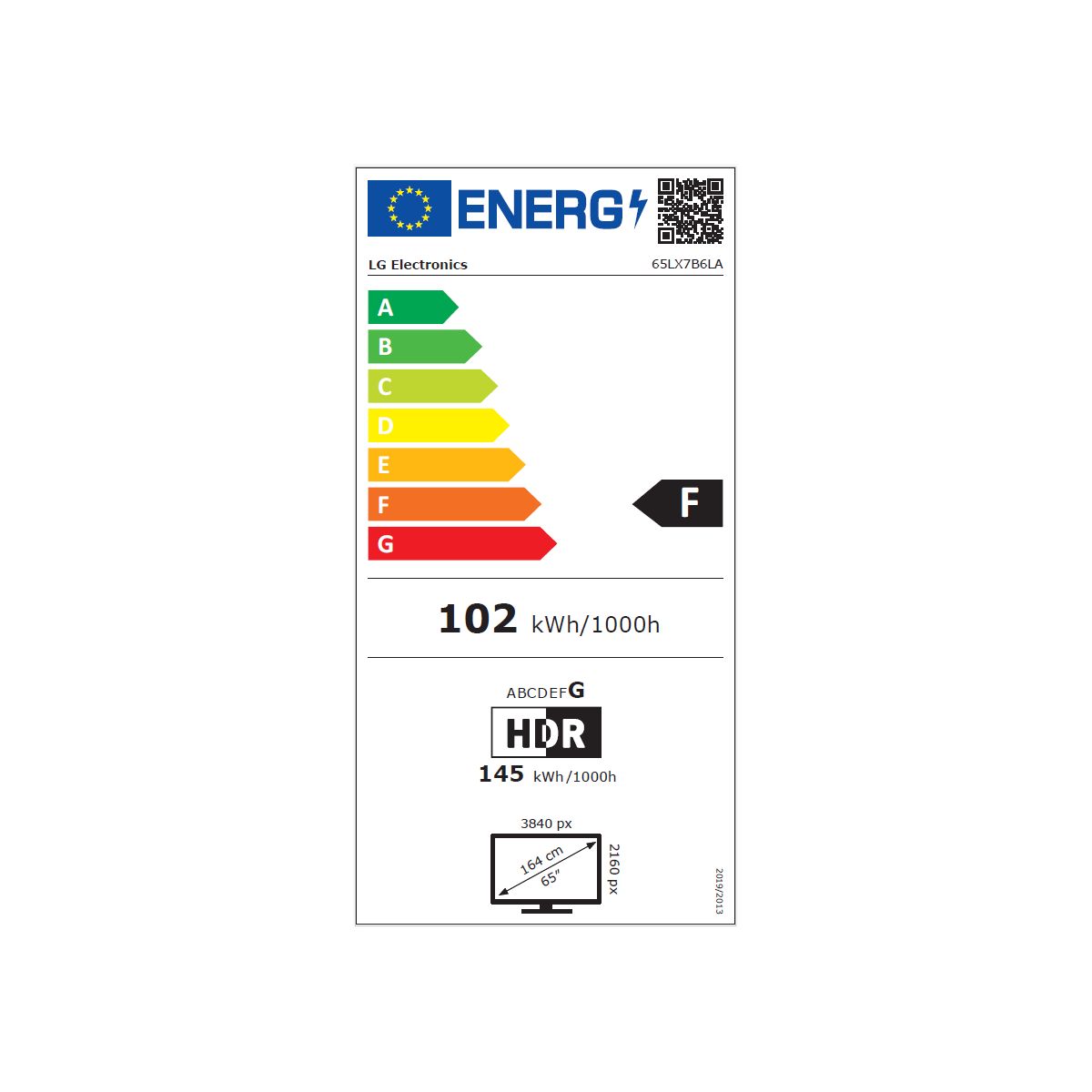 TV Mini LED Gallery 65LX7B6LA (2026) 65" (164 cm) couleur unique, LG