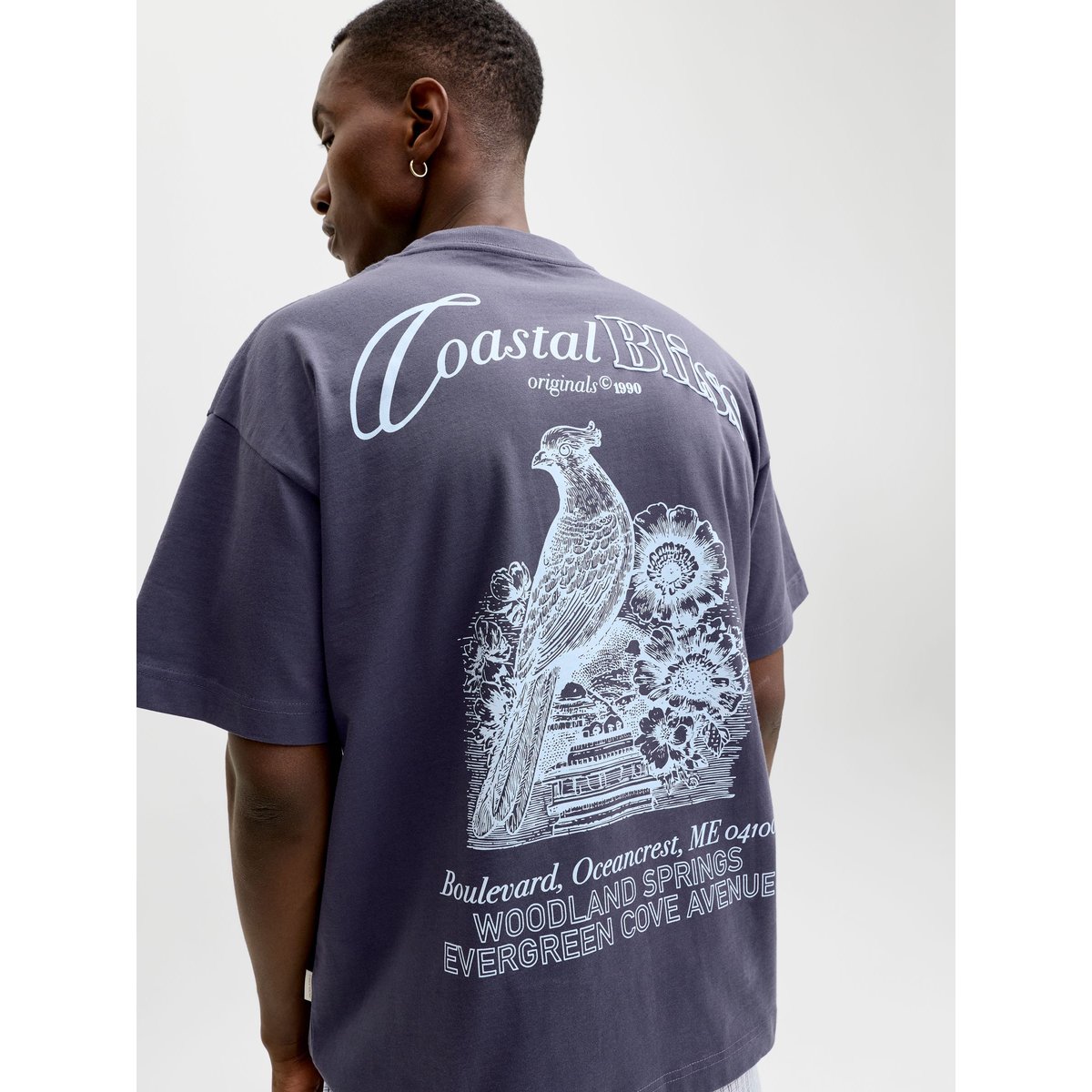 T-Shirt odyssey gray, JACK & JONES