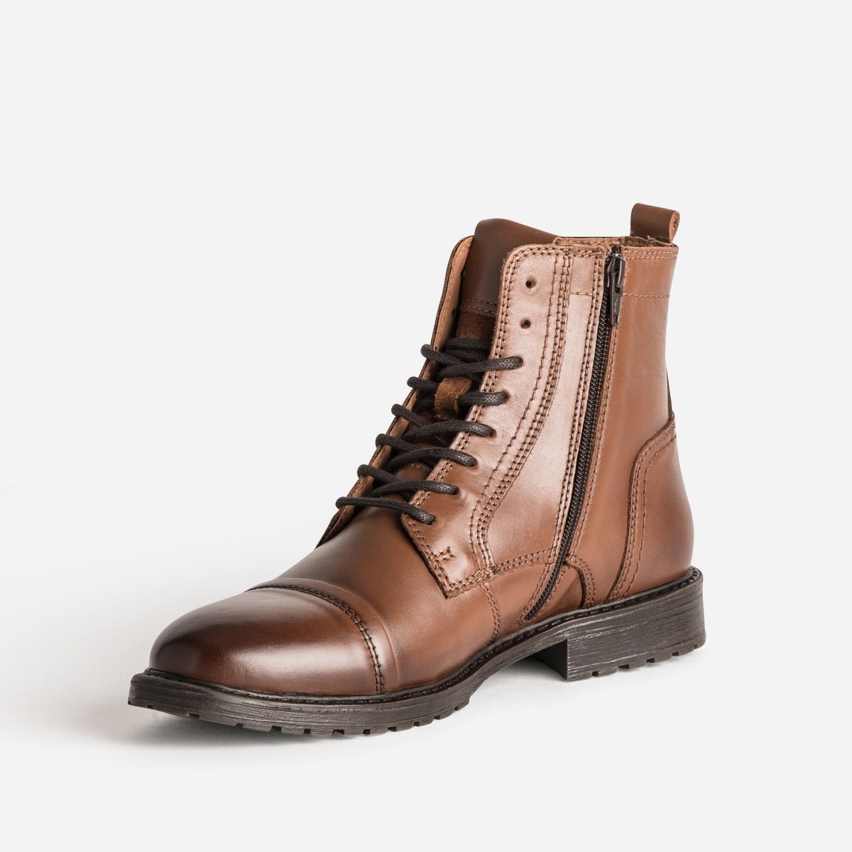 Boots en cuir LEONID cognac, ERAM