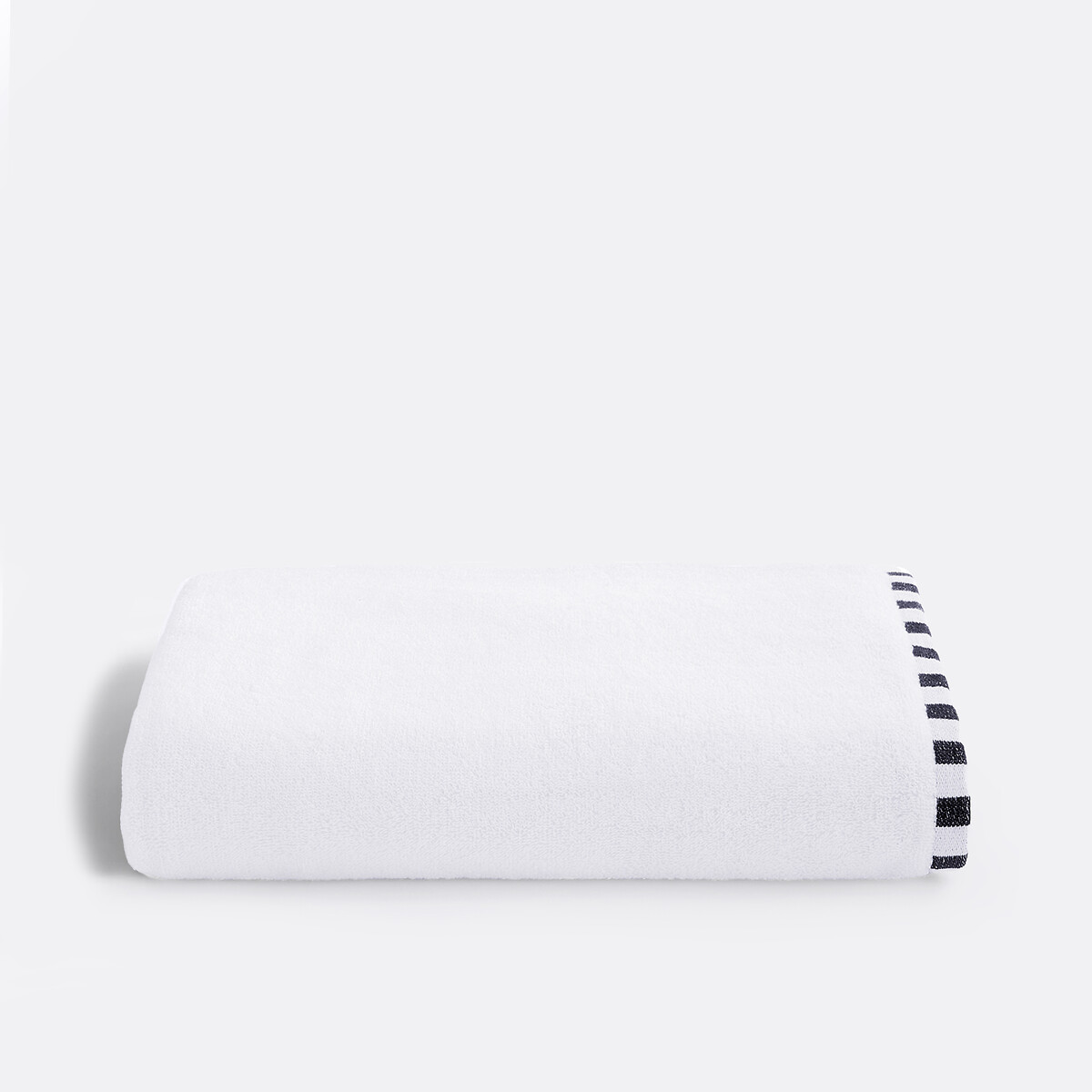 Drap de bain en éponge bouclette 500g, 100% coton recyclé, TIZNIT blanc, LA REDOUTE INTERIEURS