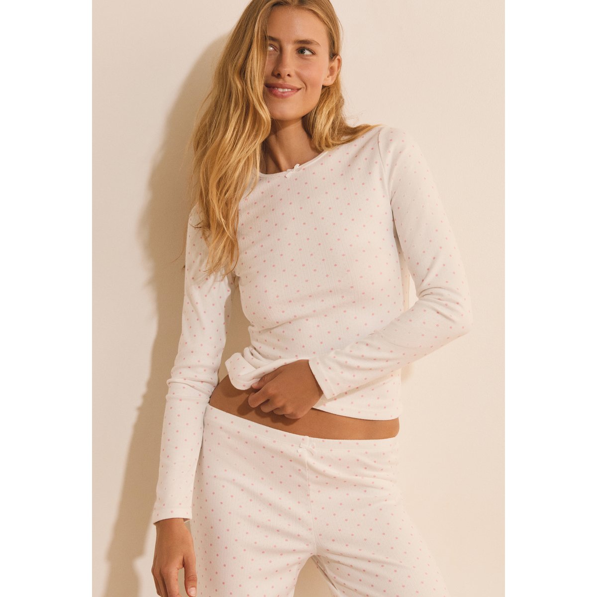 ETAM T-SHIRT BASYLE - T SHIRT ML rose, ETAM