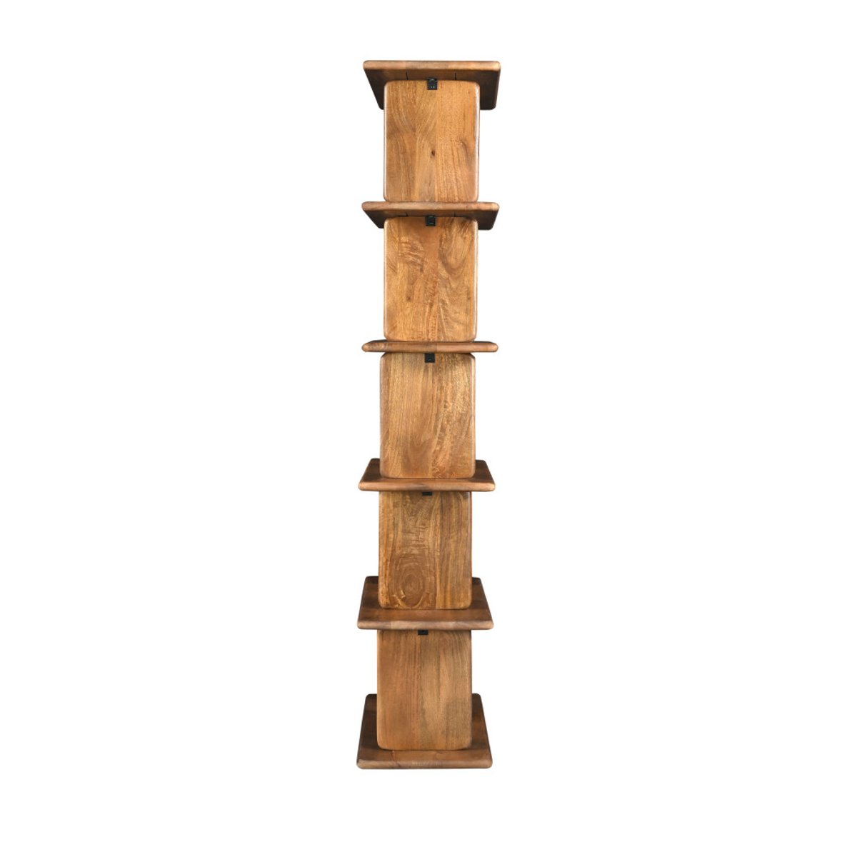 Étagère en bois massif H180cm- BATAM bois, DRAWER
