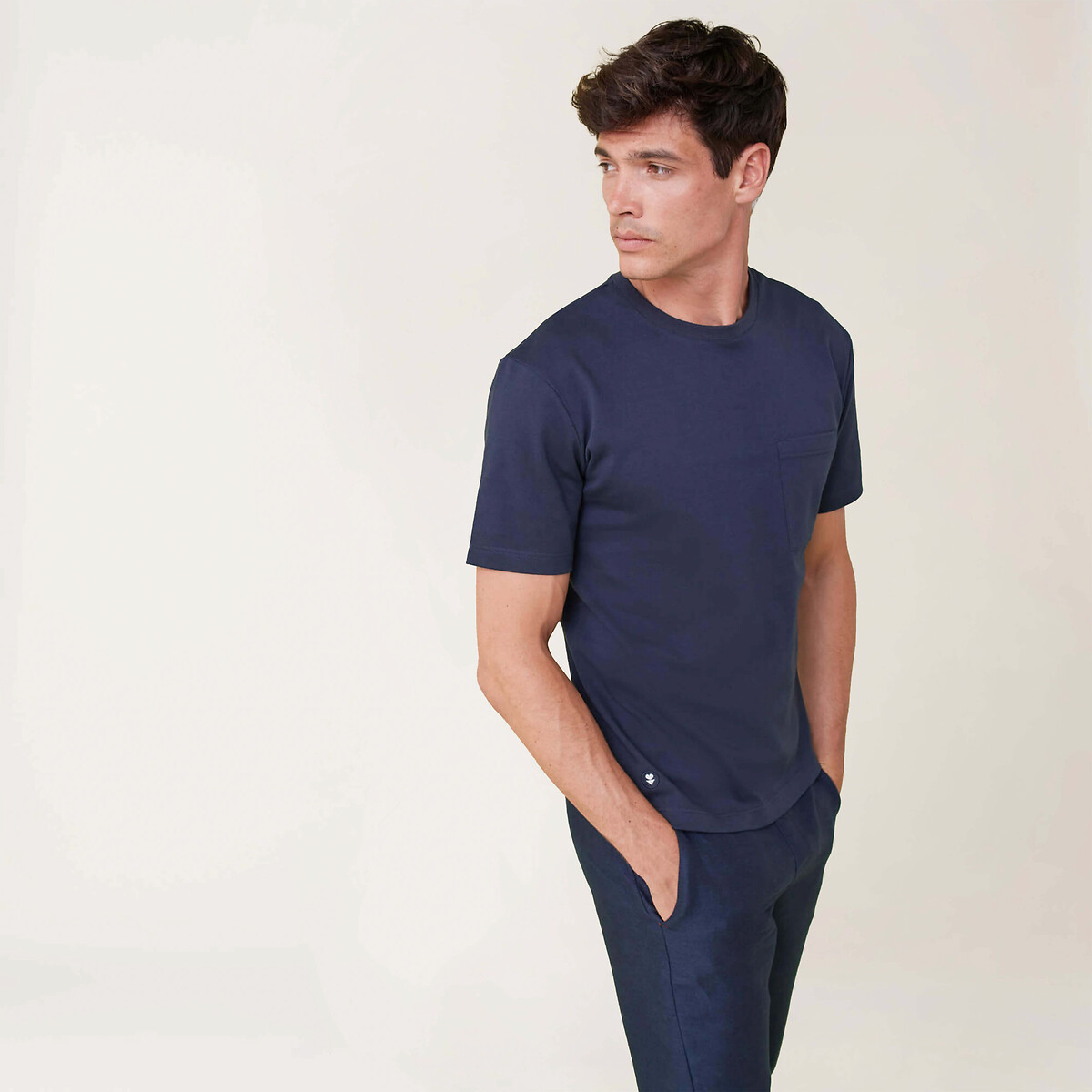 T-shirt manches courtes bleu marine, LE SLIP FRANCAIS