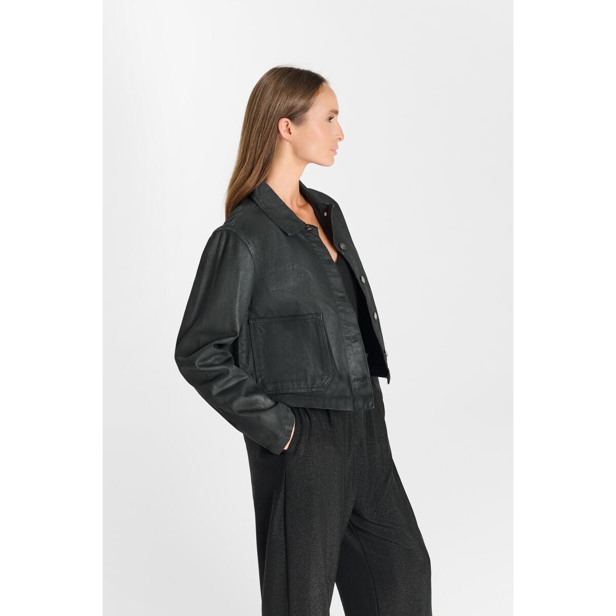 Veste AKSEL black / black, LE TEMPS DES CERISES