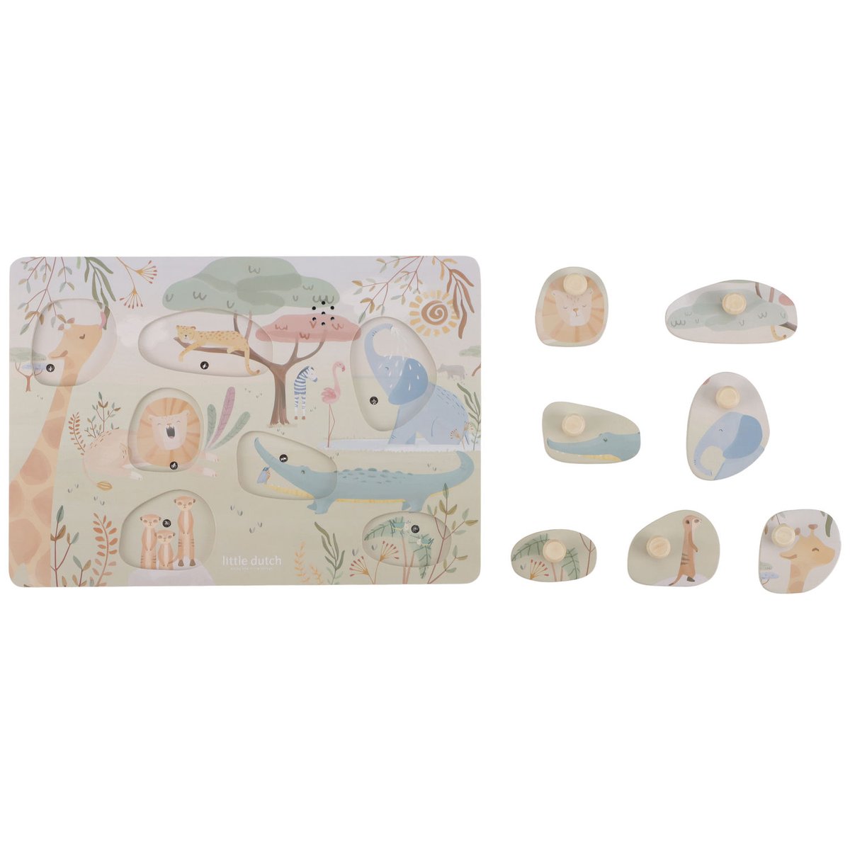 Puzzle sonore vert, multicolore, LITTLE DUTCH