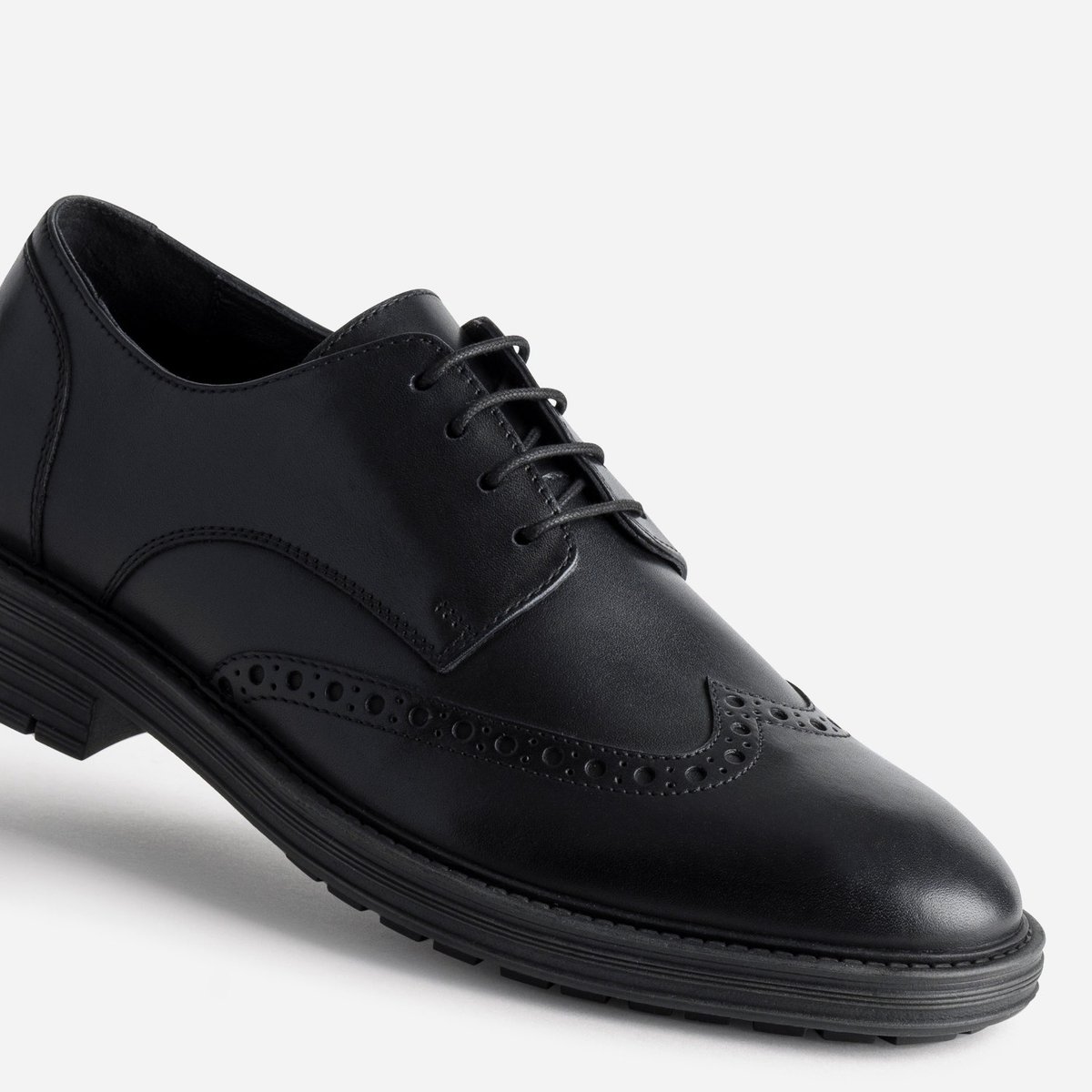 Derby en cuir FRANCISCO noir, ERAM