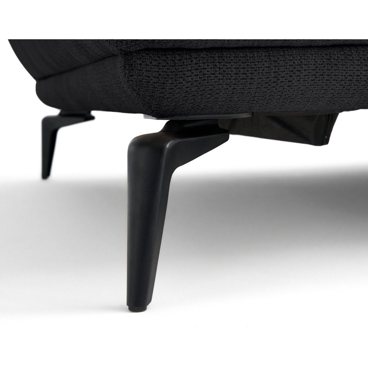 Canapé fixe 2 places - ARICA noir, BEST MOBILIER