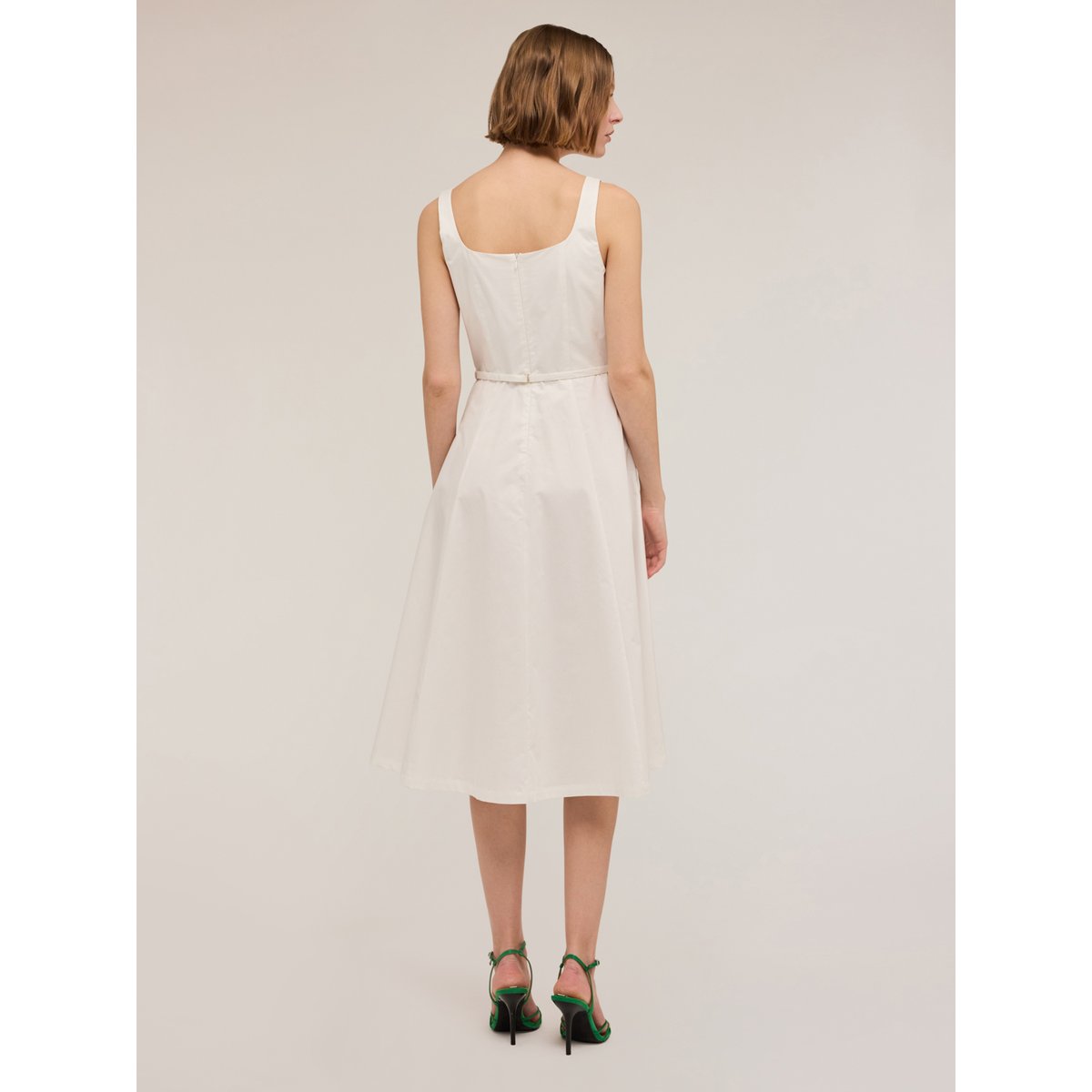 Robe midi blanc, MOTIVI