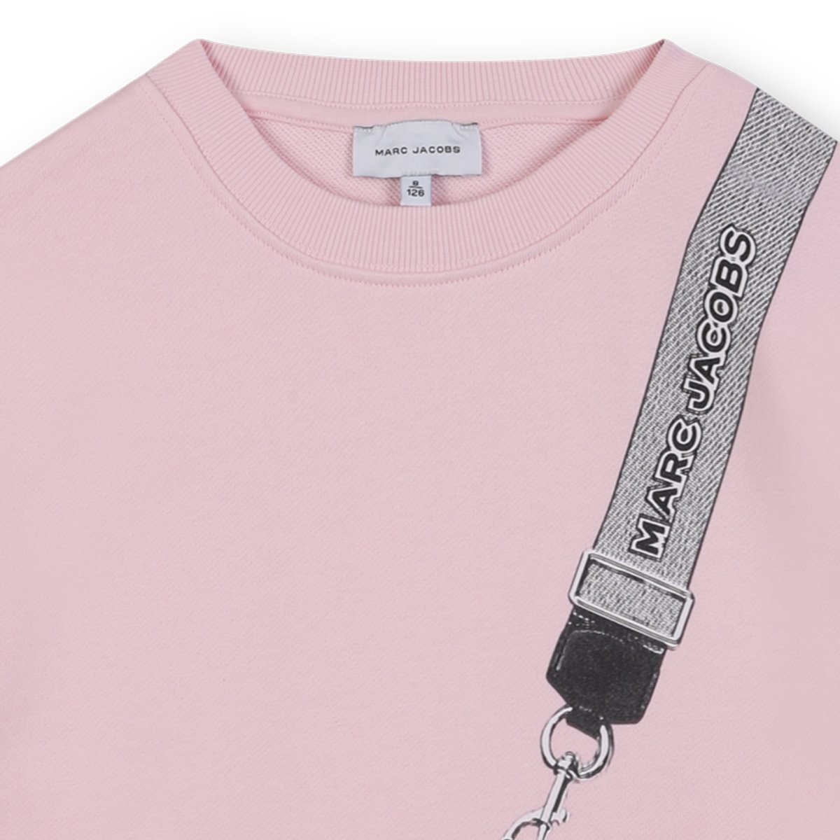 Robe en polaire de coton rosee, MARC JACOBS