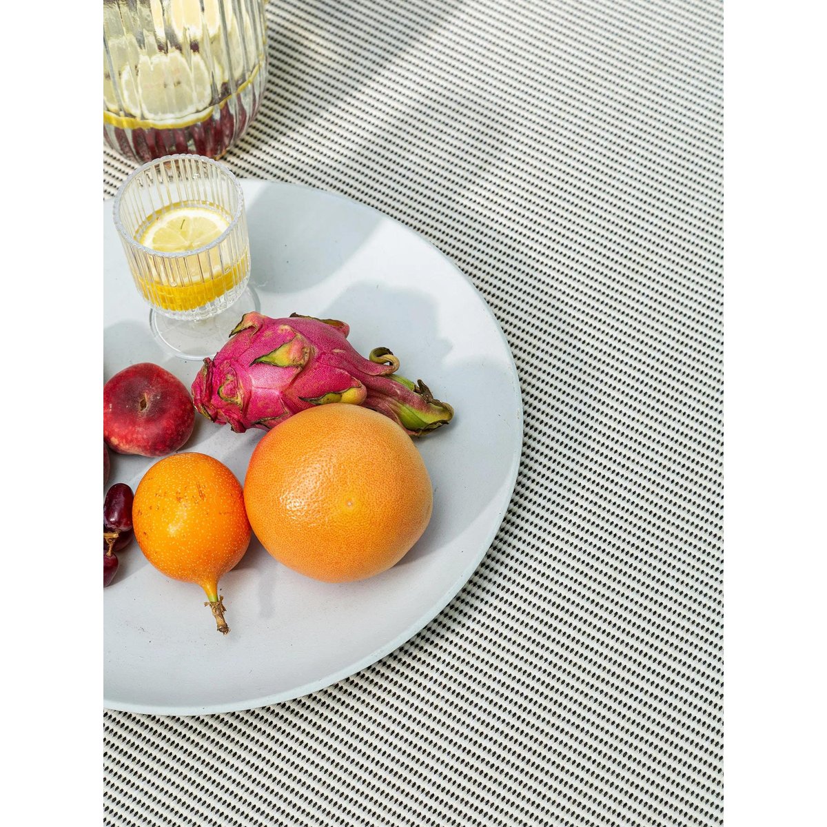 Tapis de couloir d'extérieur & intérieur METRO blanc, BENUTA