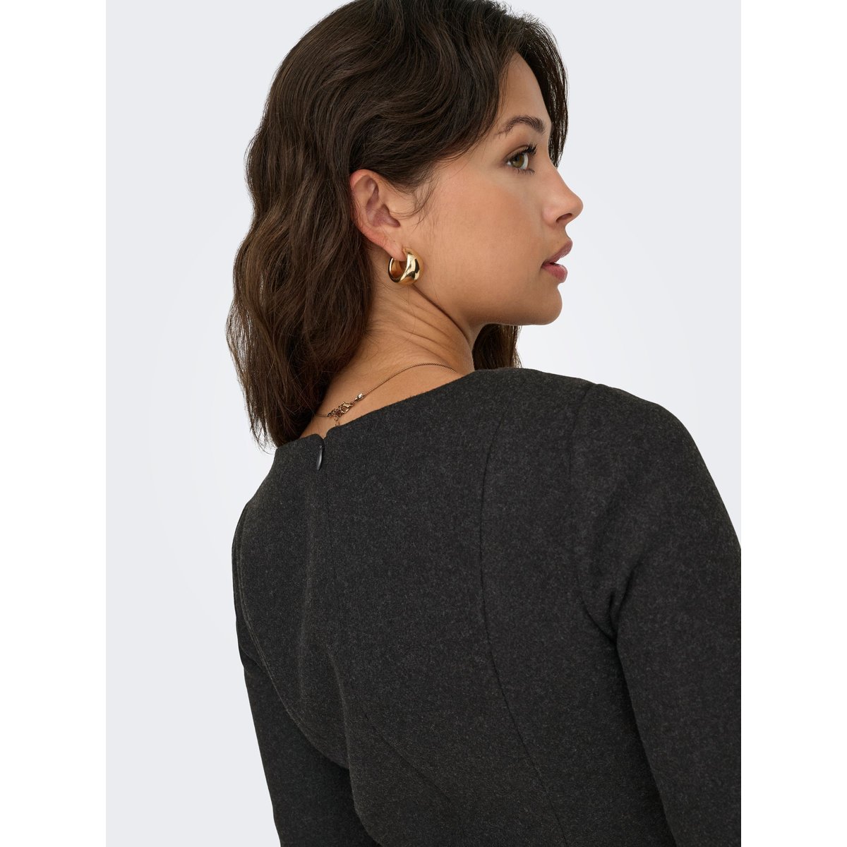 Robe dark grey melange, ONLY