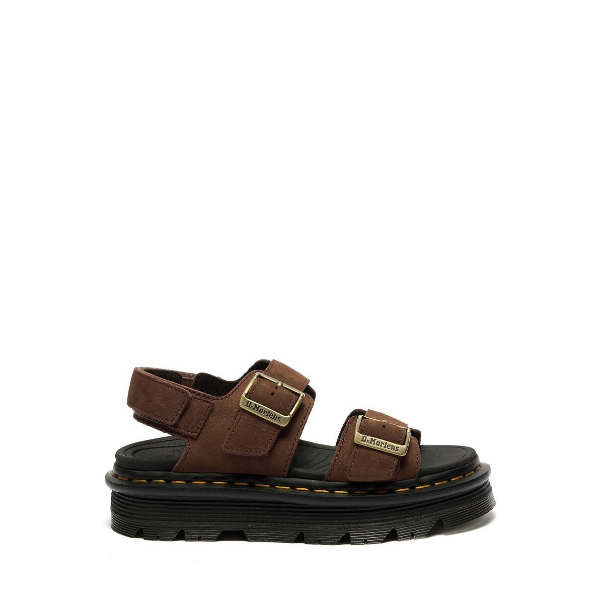 ZebZag Sandals in Nubuck brown, DR. MARTENS