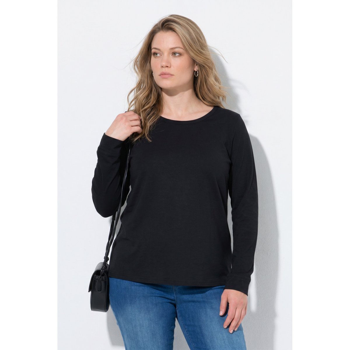 Lot de 2 T-shirts en coton bio crème, ULLA POPKEN