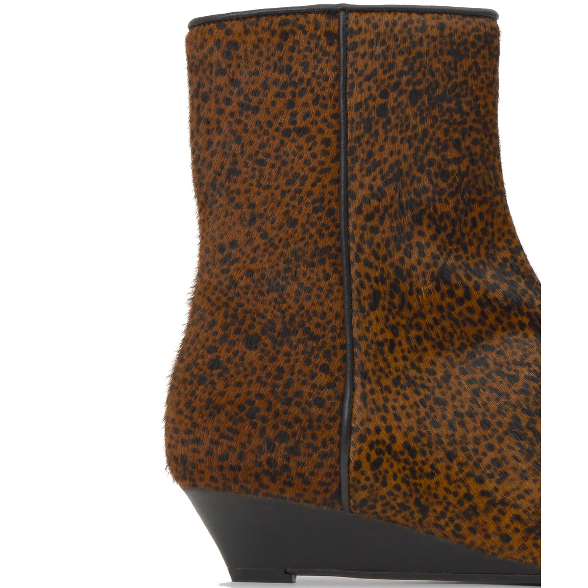 Bottines compensées en cuir TATIANA caramel, CASTANER