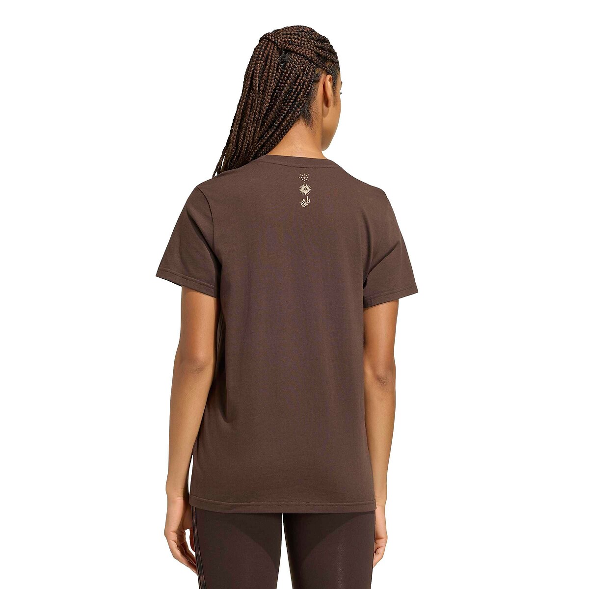 Leopard Print Short Sleeve T-Shirt brown/leopard, ADIDAS SPORTSWEAR