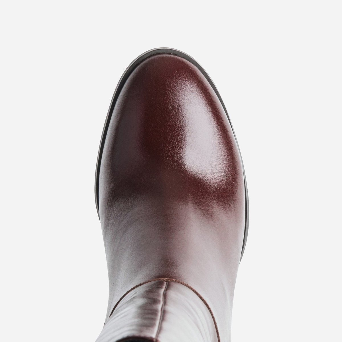 Botte À Talon en cuir MANON bordeaux, ERAM