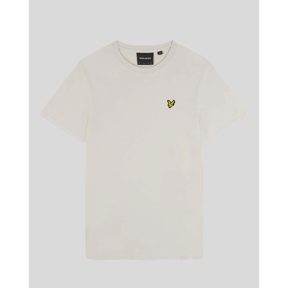 T-shirt en coton col rond blanc crique, LYLE & SCOTT