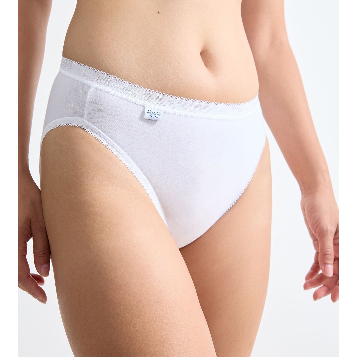 Slip sgambato Basic + (confezione da 3+1 gratuito) bianco, SLOGGI