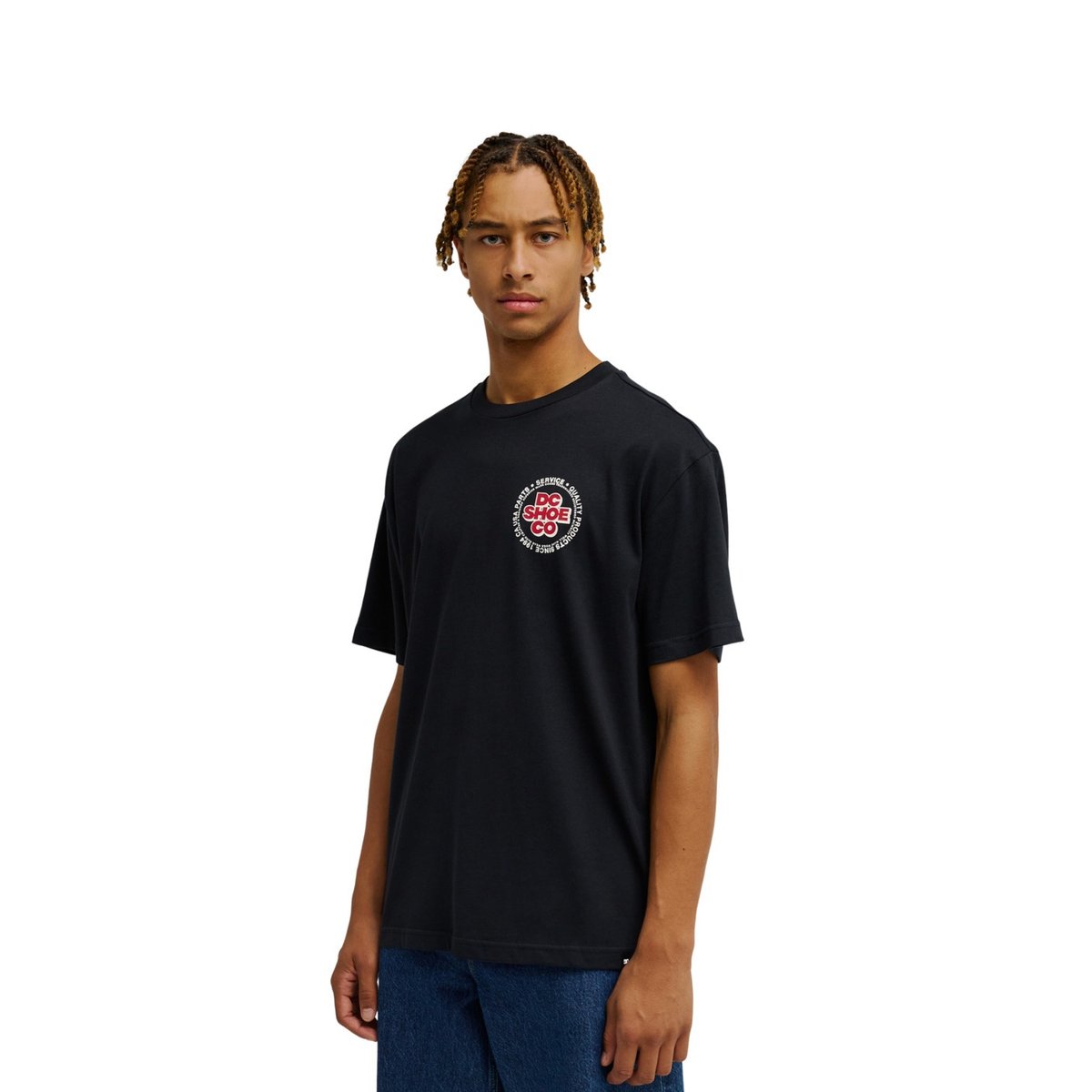 T-Shirt manches courtes WORK CIRCLE. noir black, DC SHOES