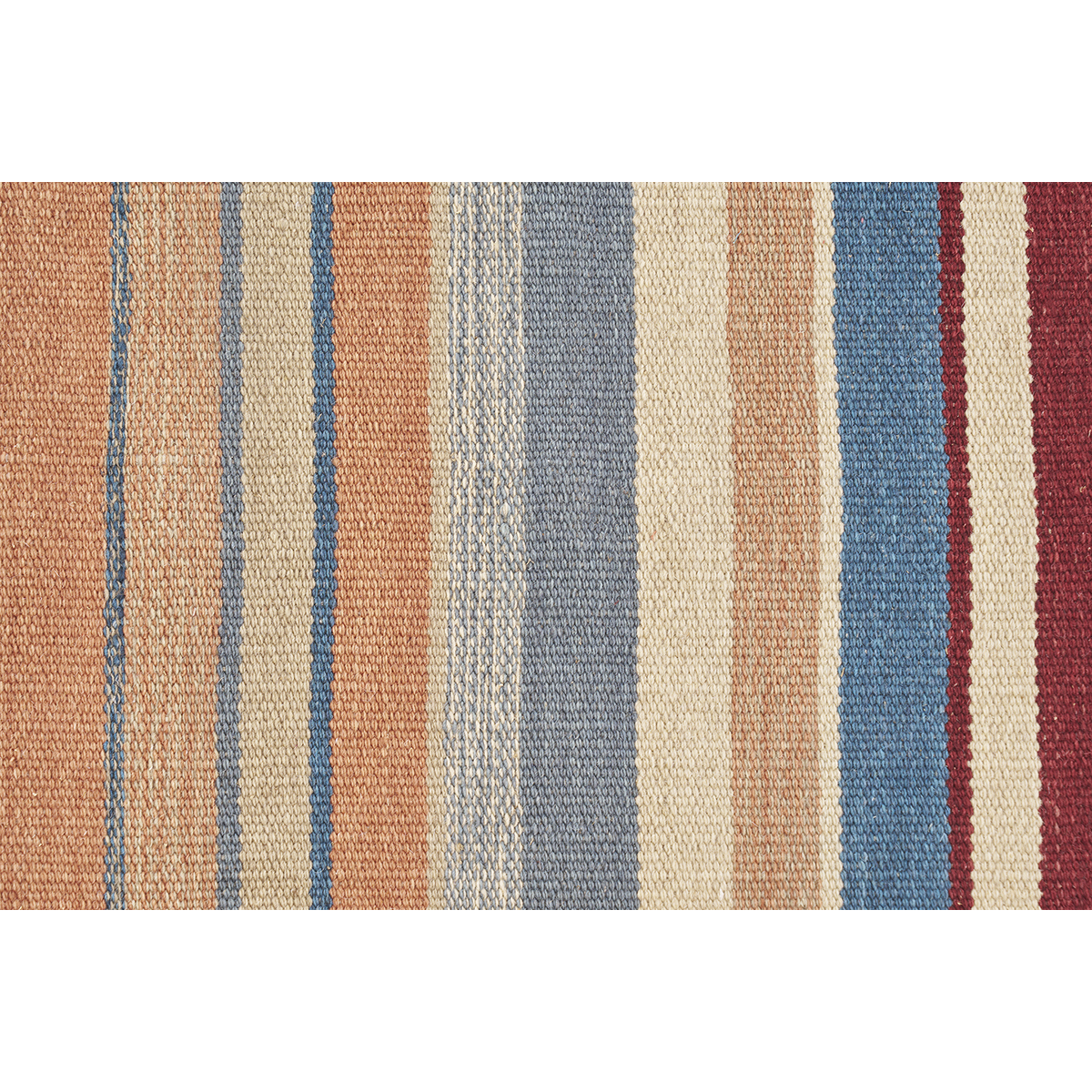 Tapis rectangulaire rayé multicolore en coton 60 x 120 cm SUPLA multicolore, MILIBOO
