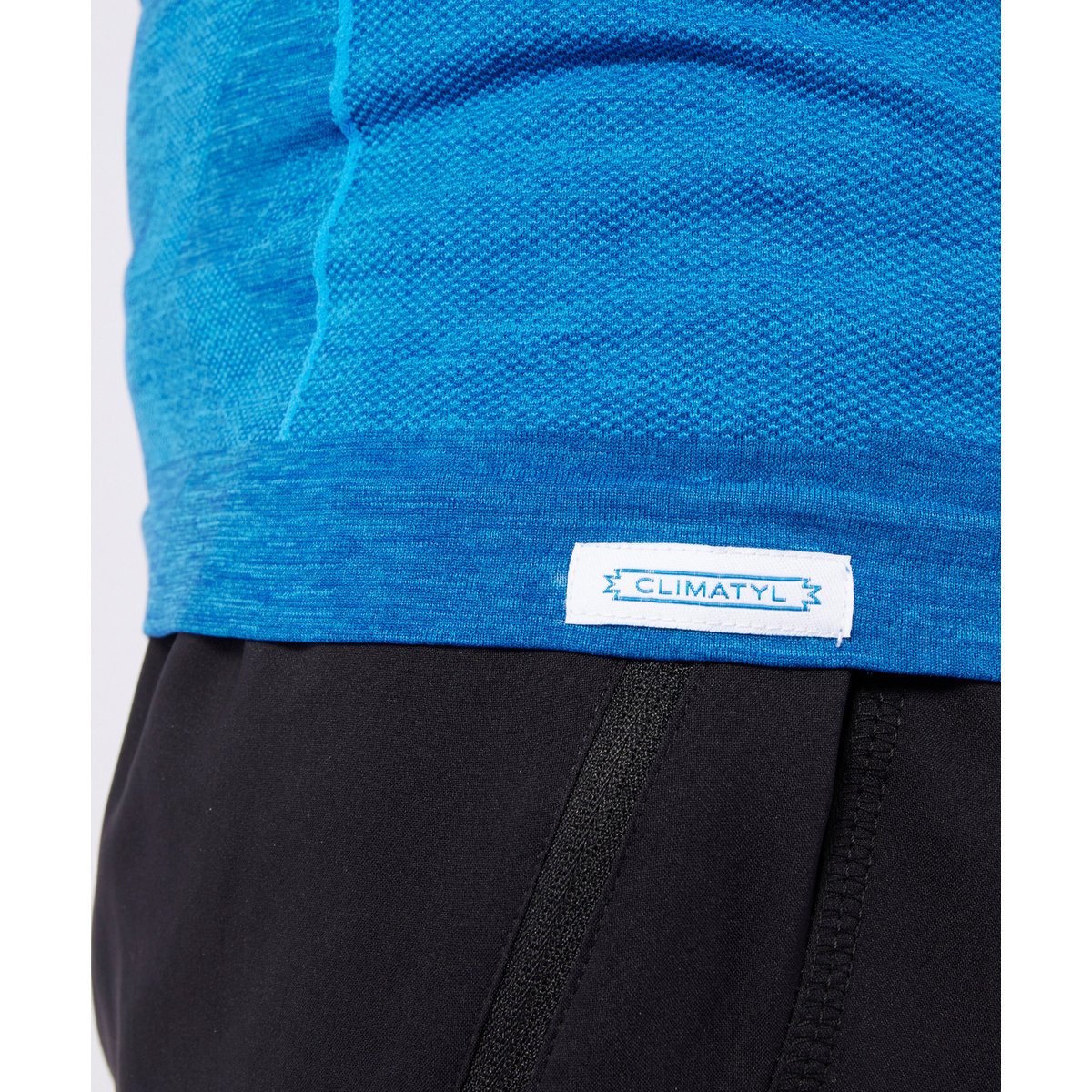 Tee-shirt manches longues  Dynamic Climatyl bleu chiné, DAMART SPORT