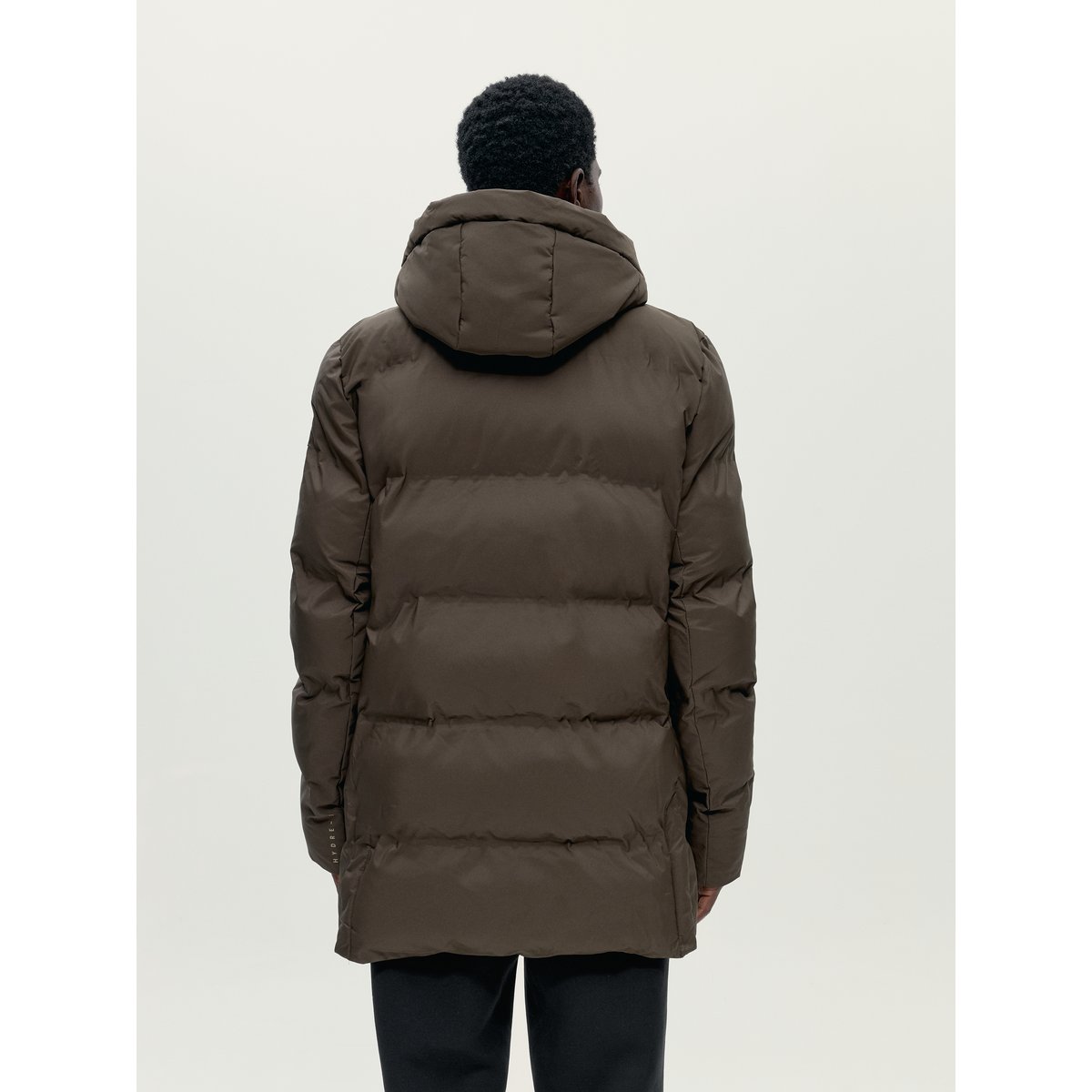 Manteau de sport homme Saiko 2.0 À capuche imperméable marron terre, BORN