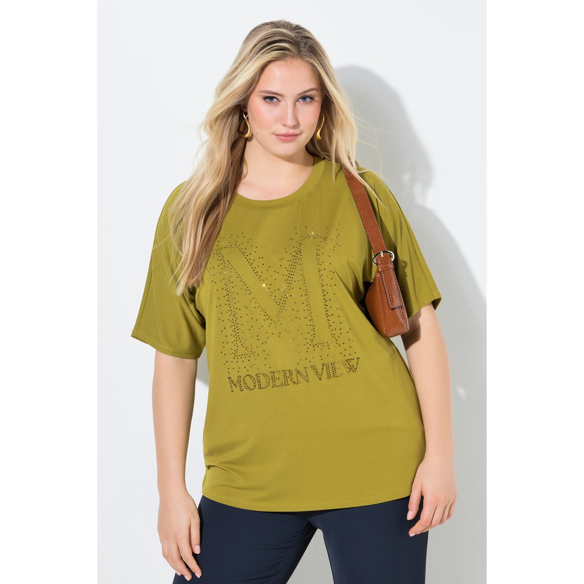 T-shirt oversize jaune moutarde, ULLA POPKEN