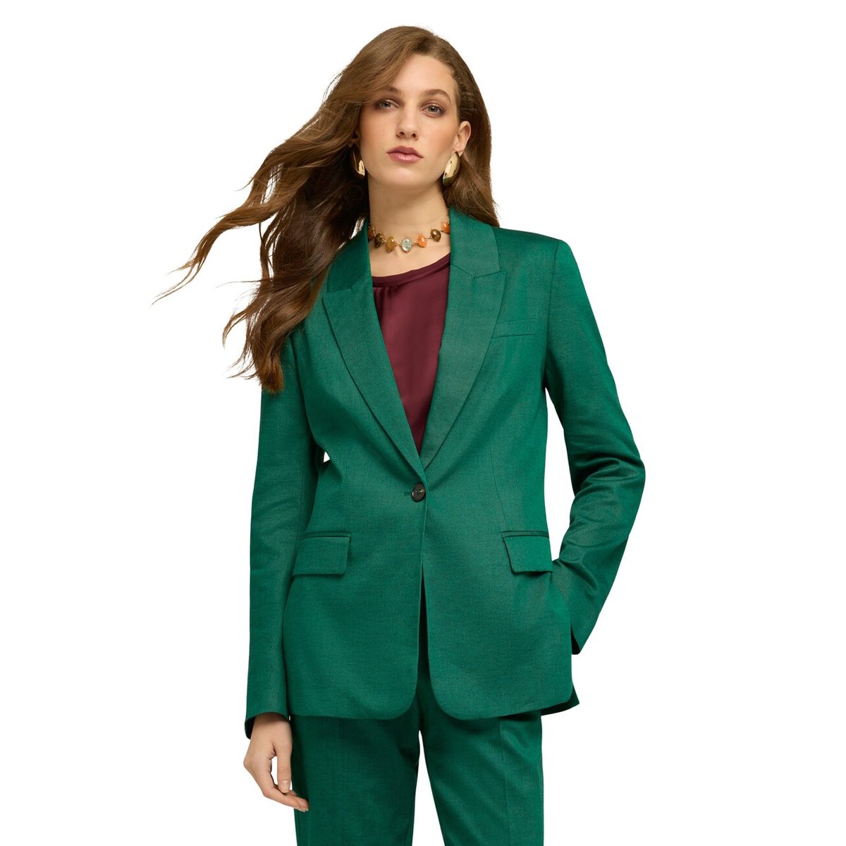 Blazer croisé vert, MOTIVI