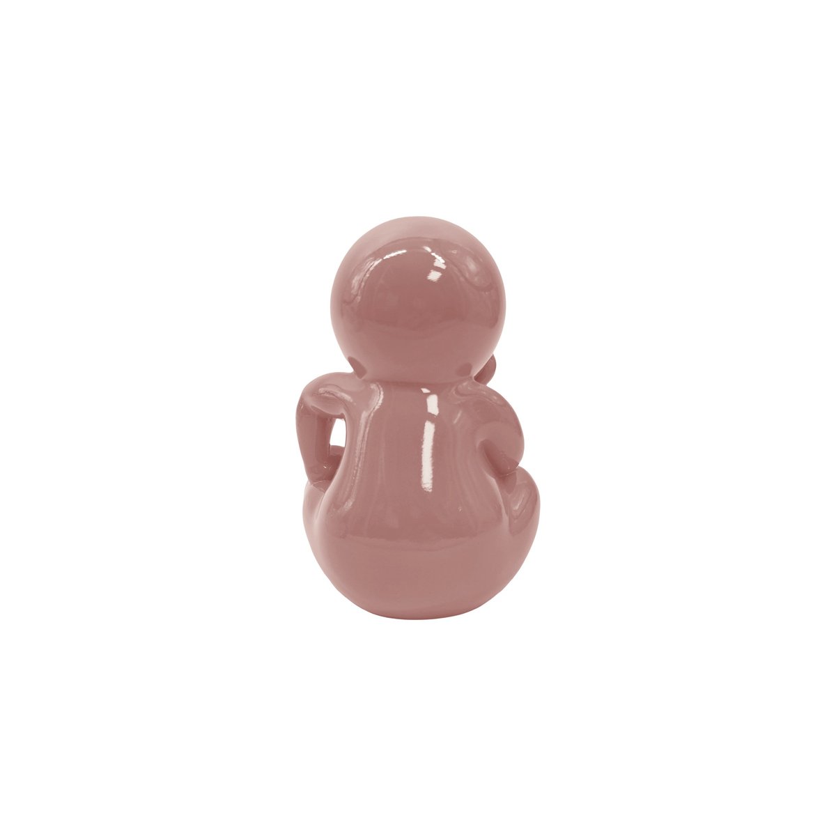 Ornement Plastique AMIGO SITTING MEDIUM rose tendre, PRESENT TIME