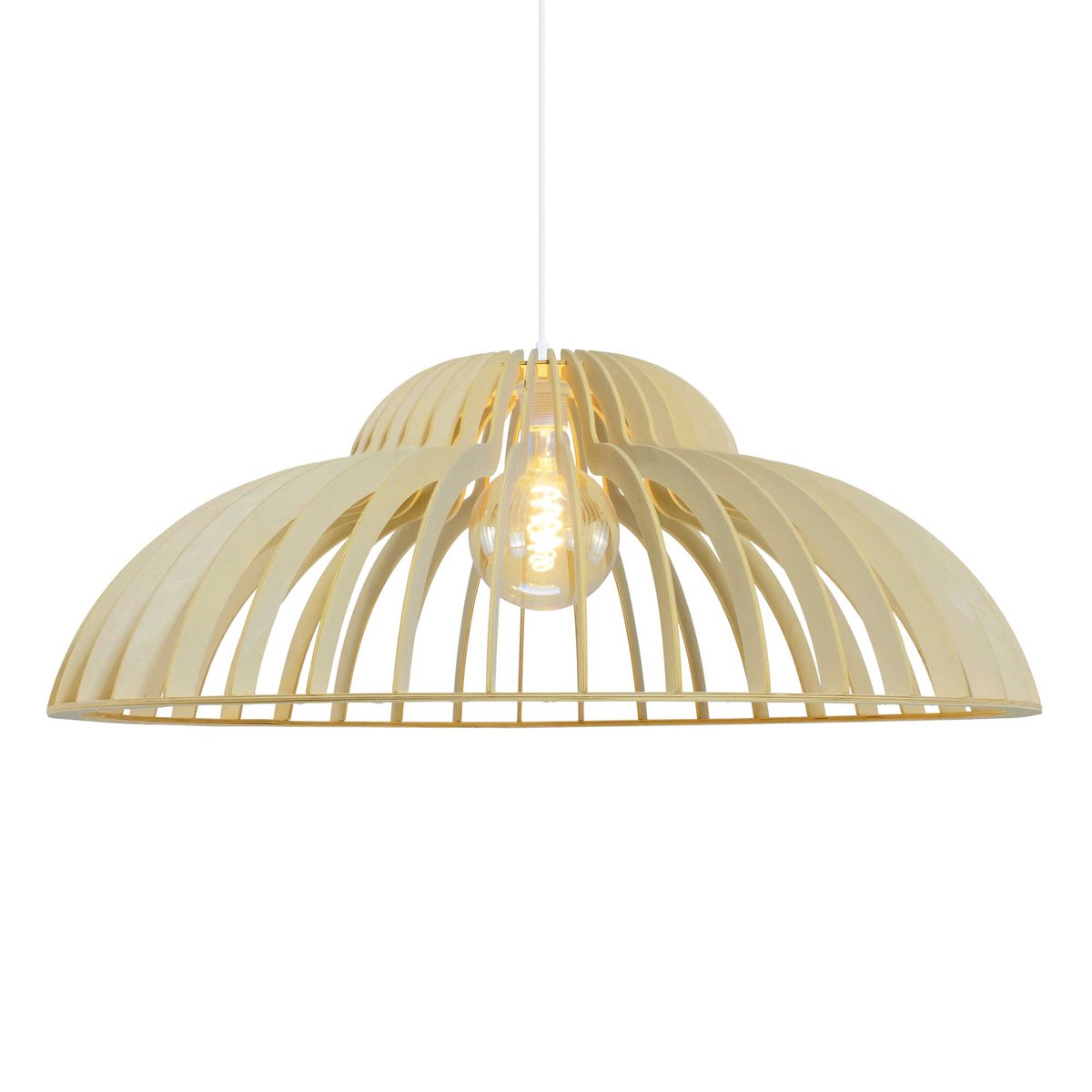 Suspension en bois de tilleul, DINOWOOD GM naturel, C-CREATION