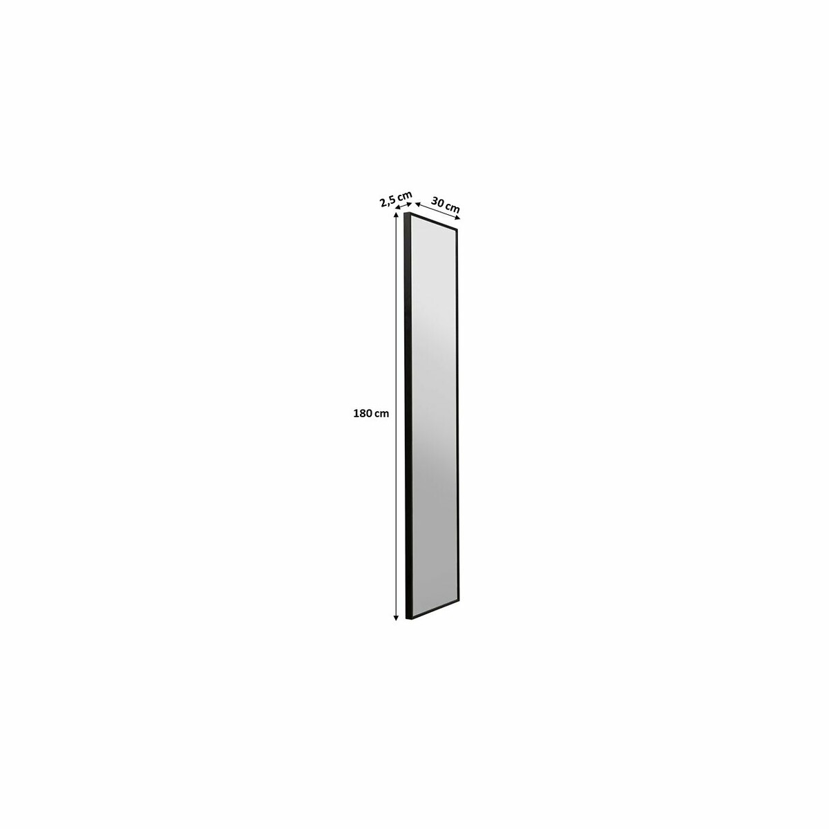 Miroir Bella MO 30x180cm miroir, KARE DESIGN