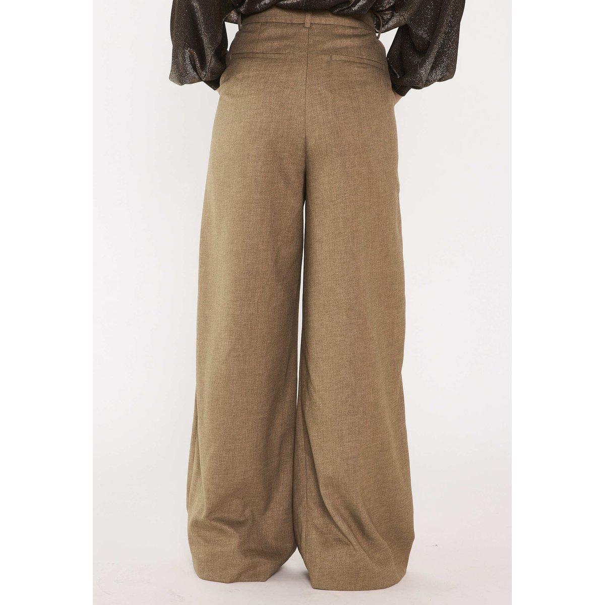 Pantalon taille haute bronze FLAUBERT bronze, Maison 123