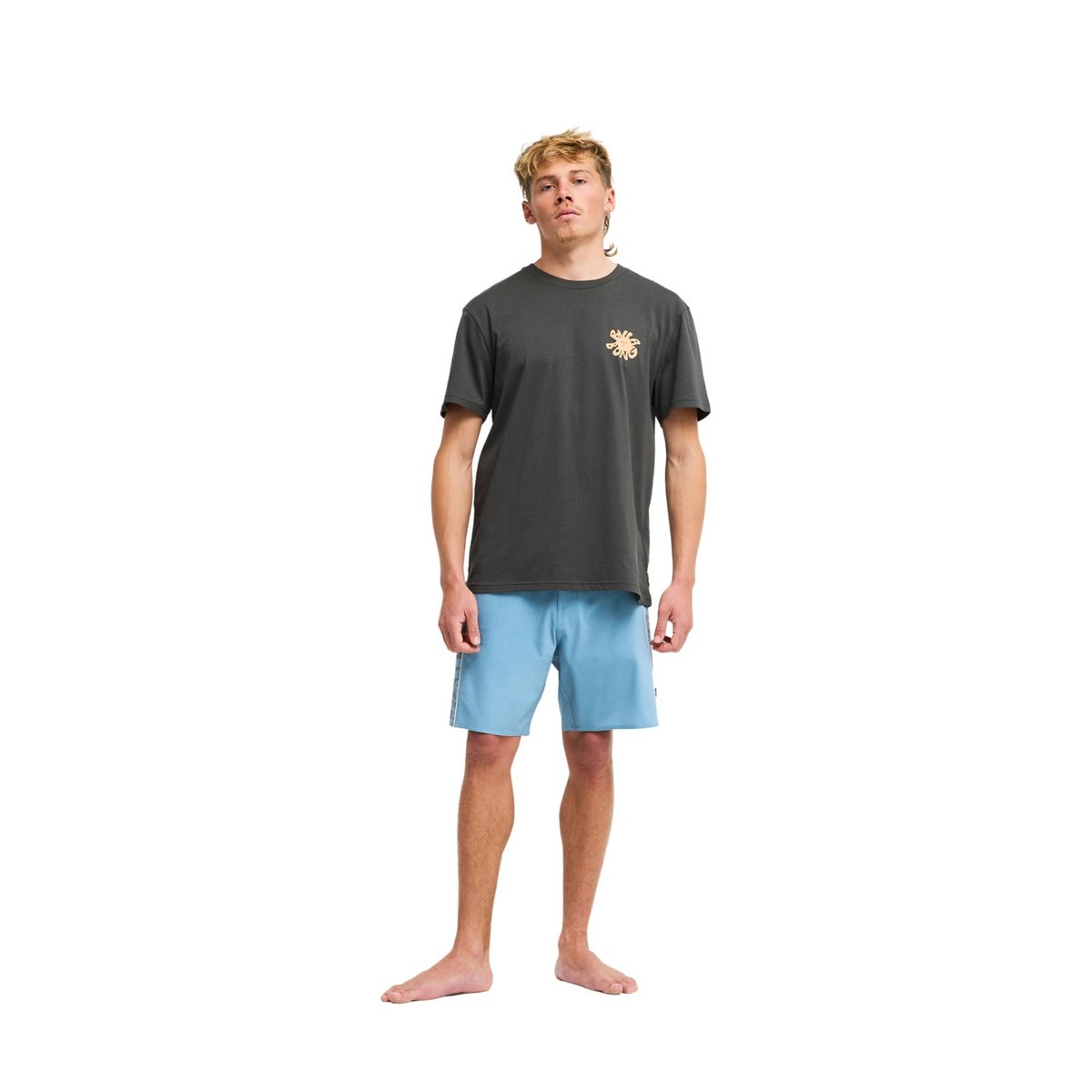 T shirt manches courtes TY WILLIAMS SUN RAYS noir raven, BILLABONG