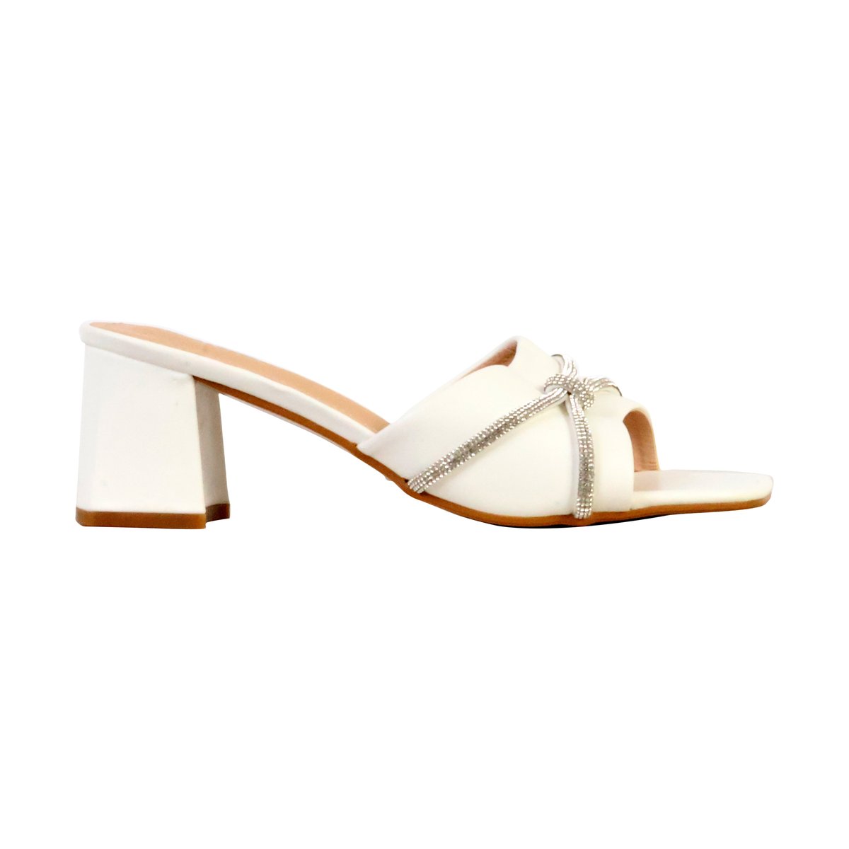 Sandales Talon à Enfiler blanc, ENZA NUCCI