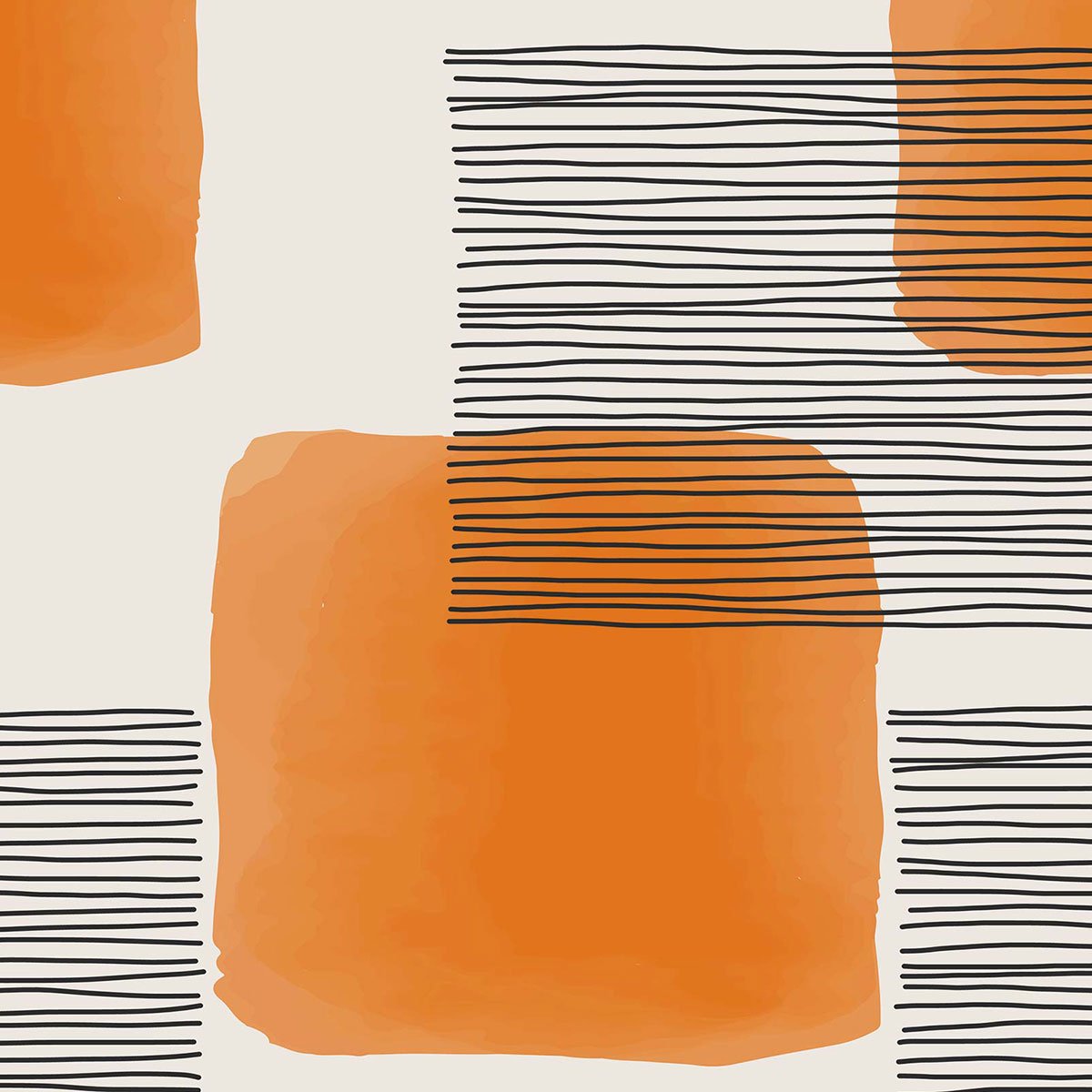 Papier peint, vitamine orange, HEXOA