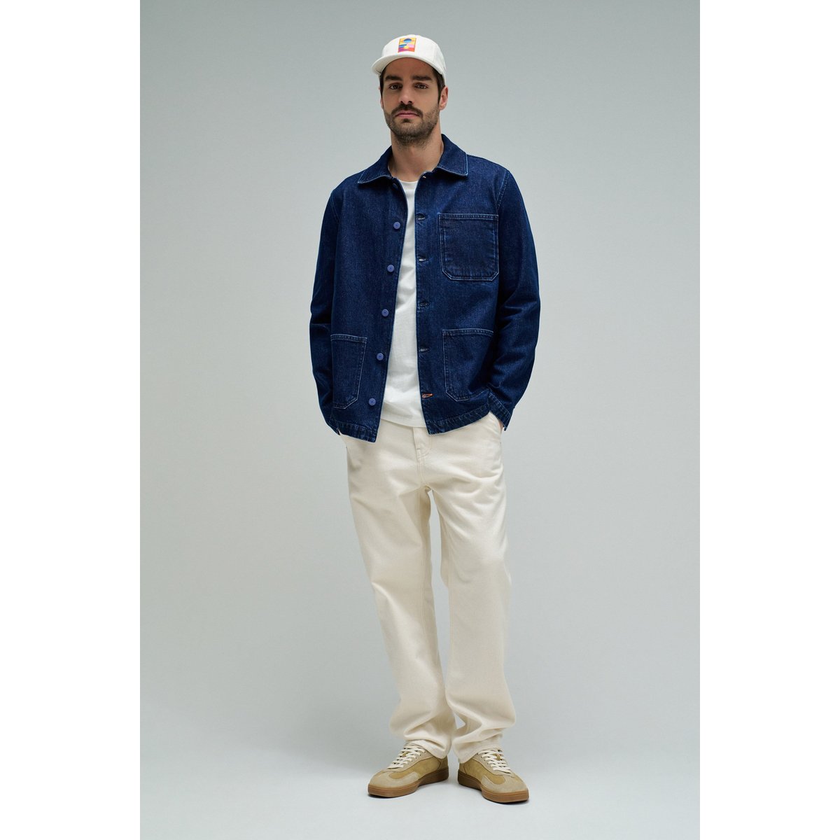 SURCHEMISE EN DENIM AKA CORLEONE bleu denim, SALSA JEANS